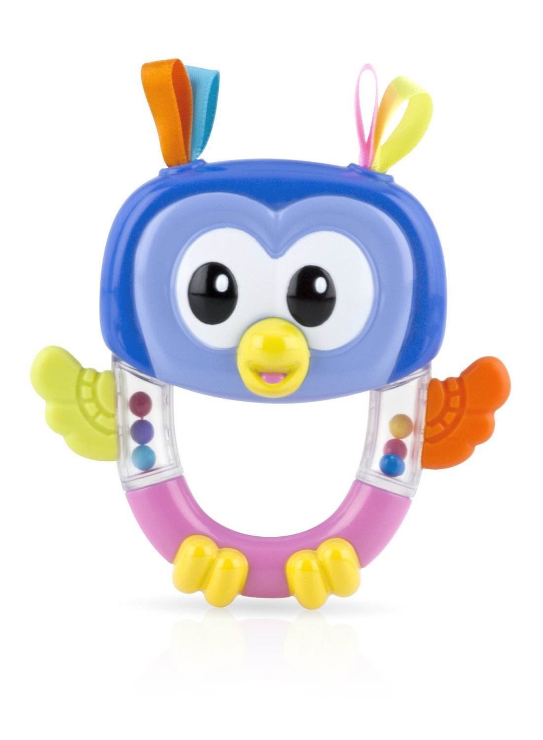 Nuby Rattle Pals Teether Toy, 3 Months Plus