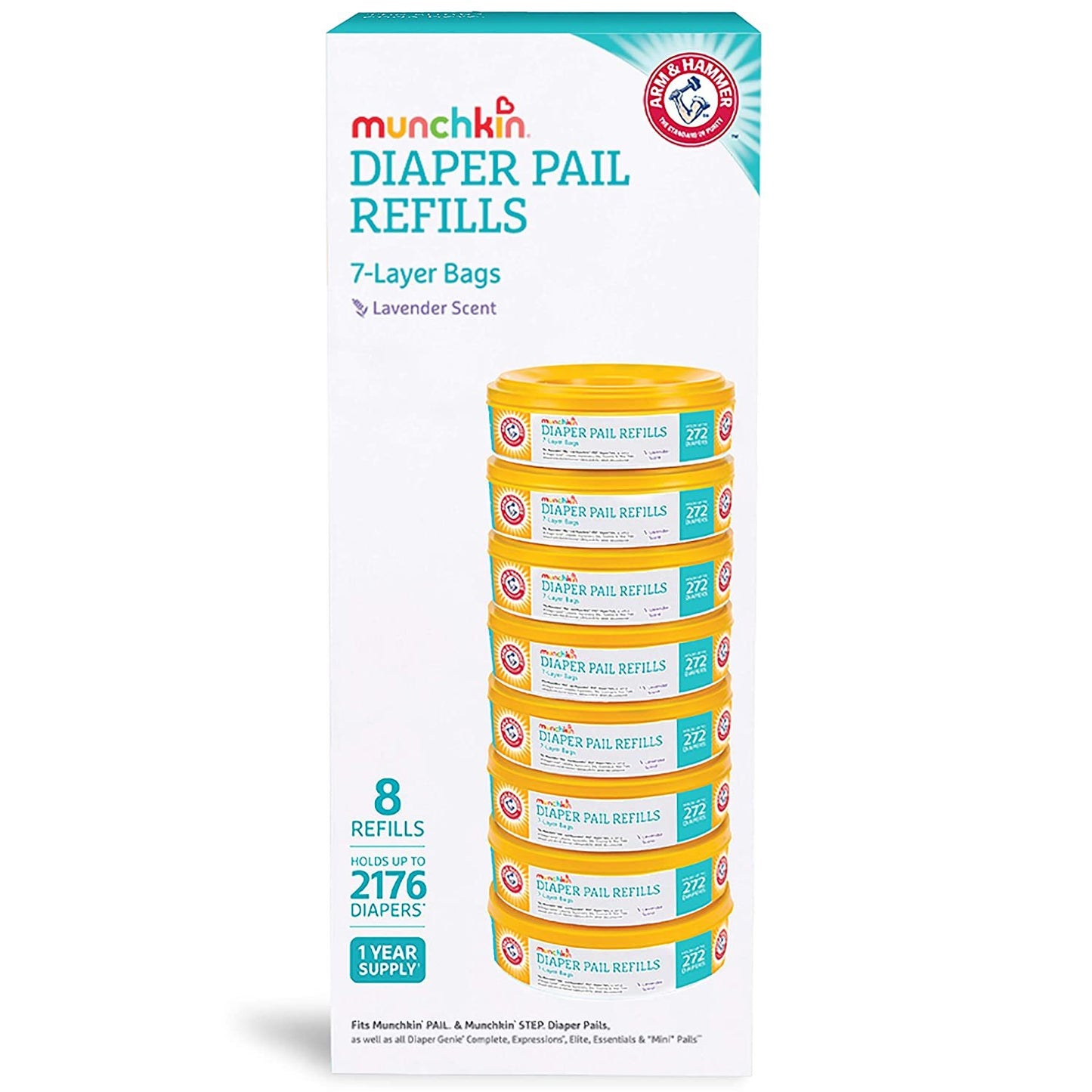 Munchkin Arm and Hammer Diaper Pail Refill Rings