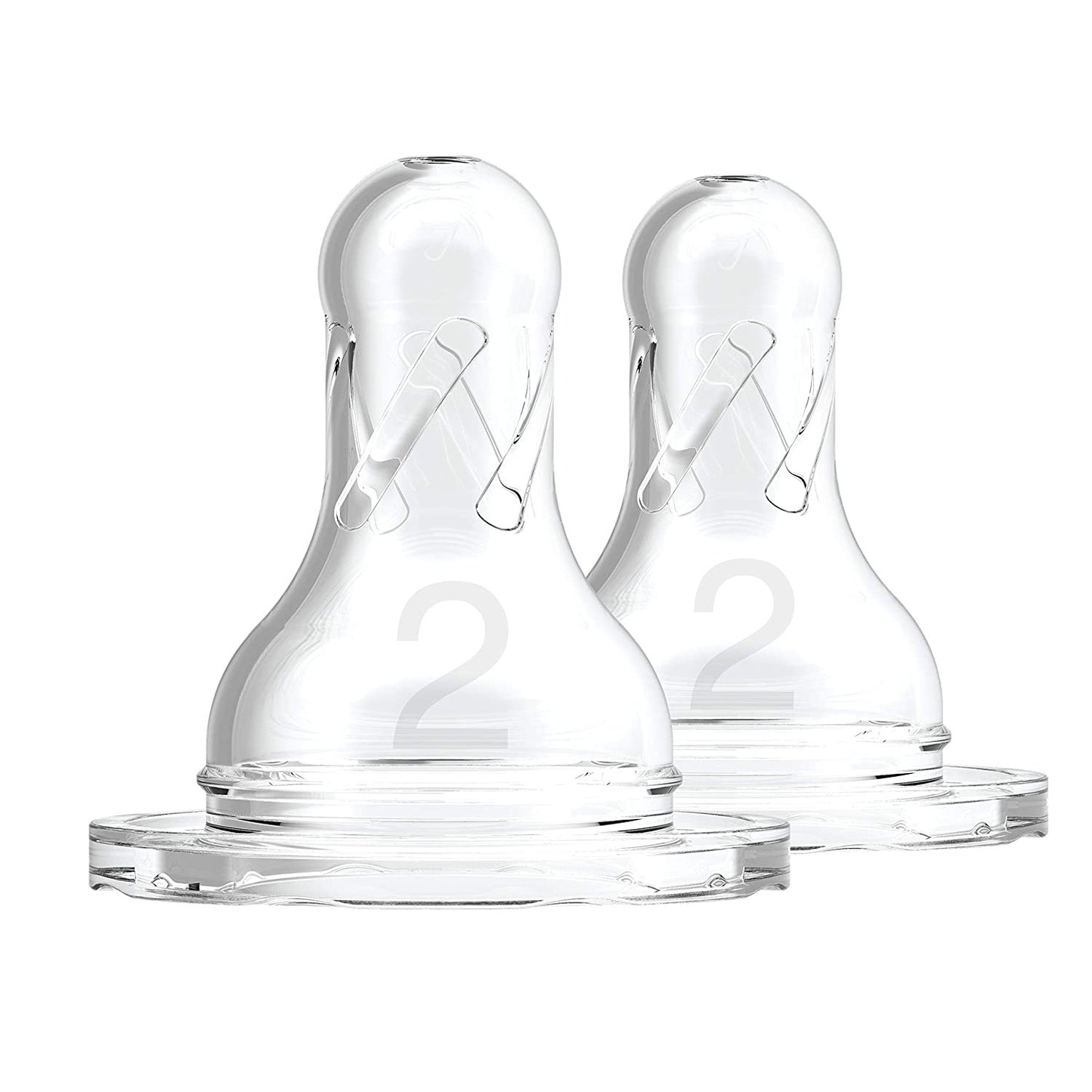 Standard Y Cut Silicone Nipple - 2 Pack