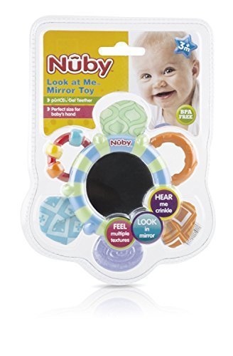 Nuby Look-at-Me Mirror Teether Toy