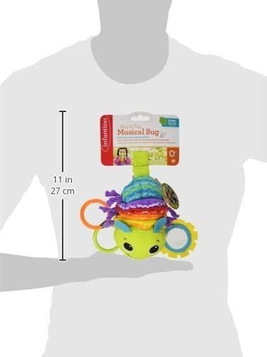 Infantino Hug and Tug Musical Bug. 2-Pack