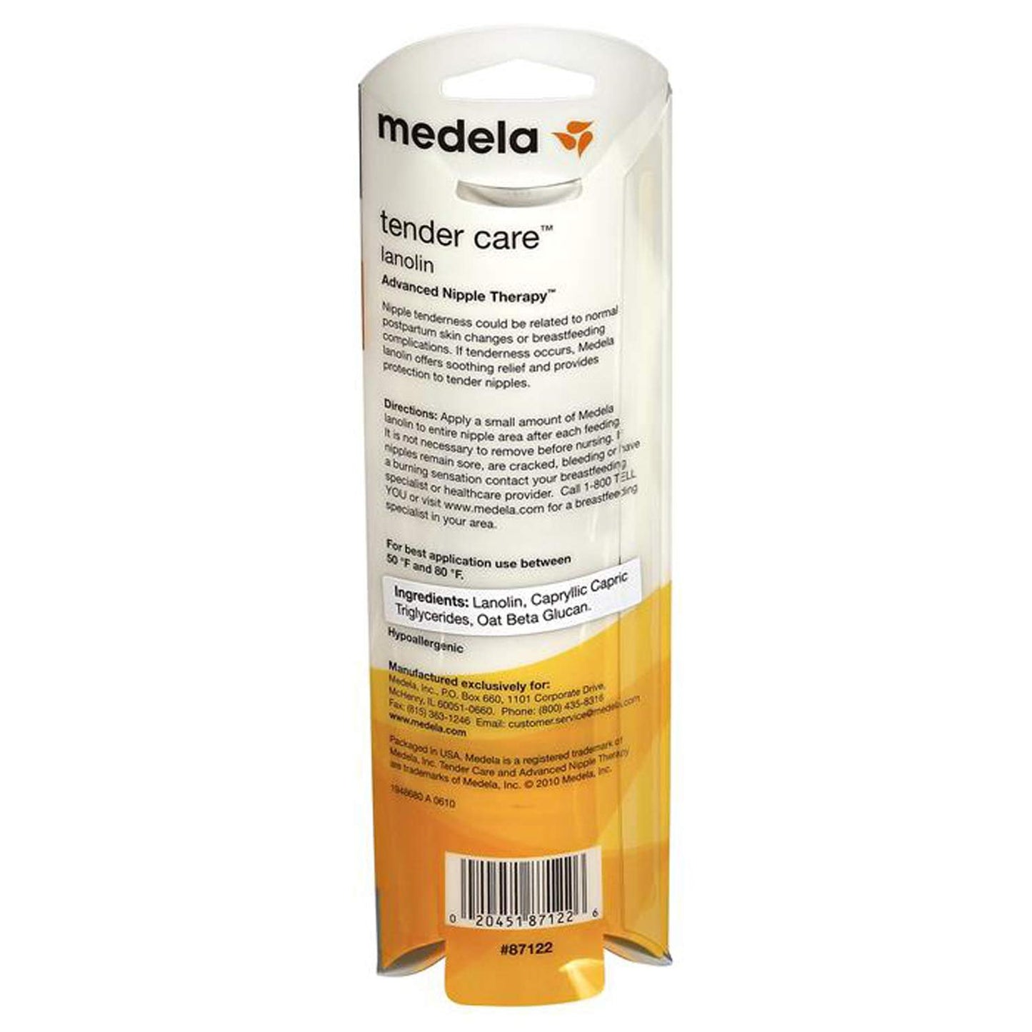 Medela Tender Care Lanolin Tube, 2 ounce (2 Pack)