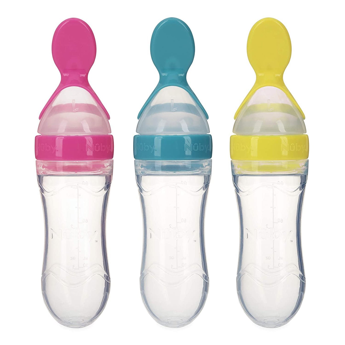 Nuby Garden Fresh Squeeze Feeder - 3 Ounce - Aqua