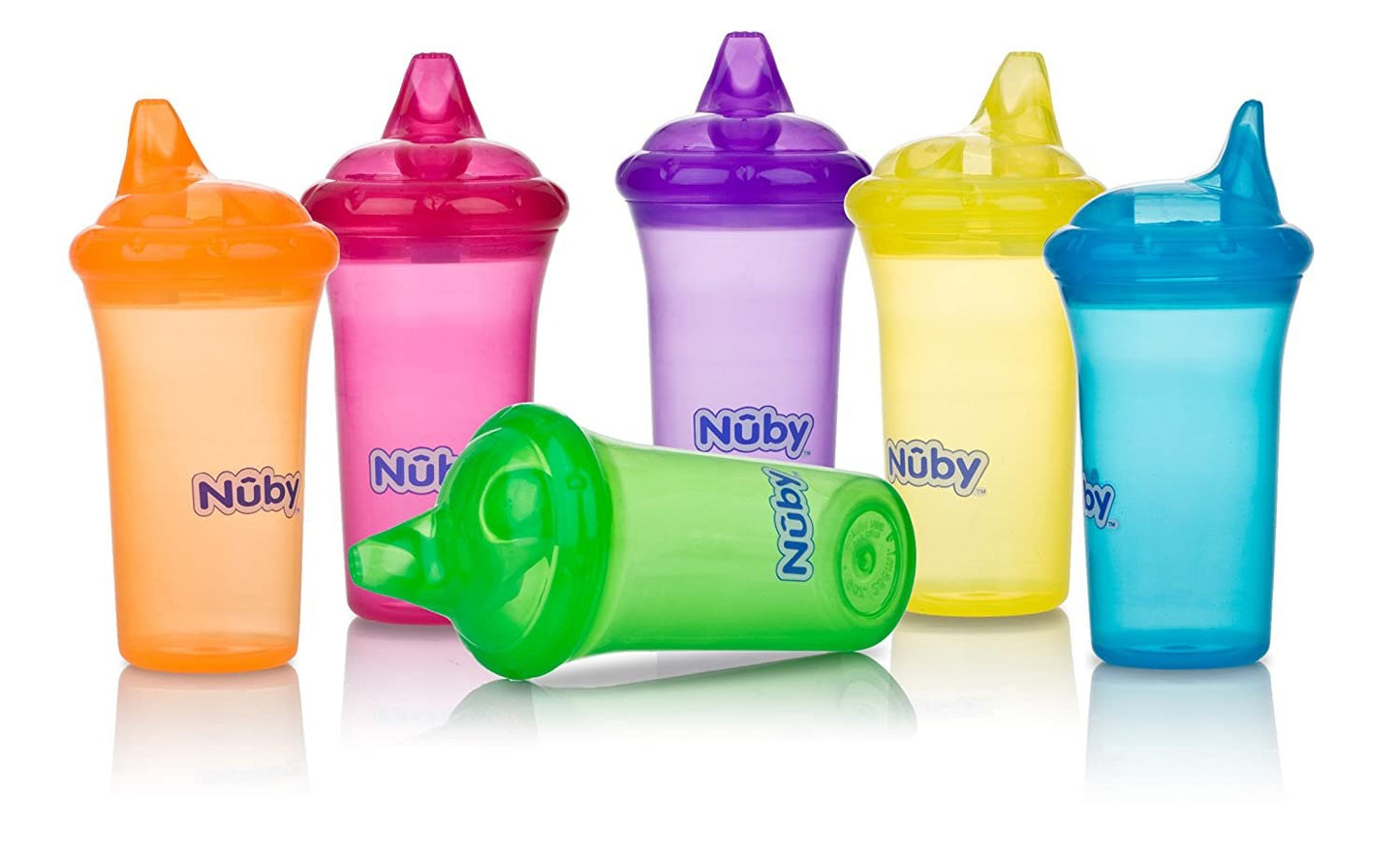 Nuby No Spill Cup with Reversible Valve, 9 Ounce