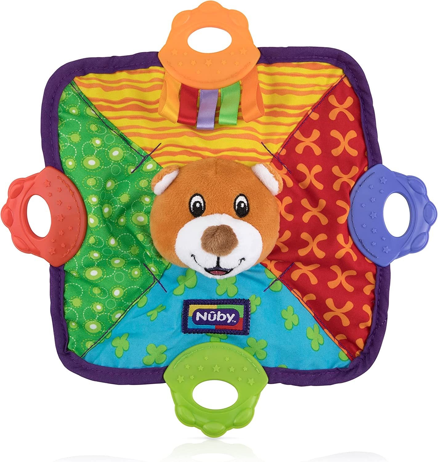 Nuby Teething Blankie - Characters May Vary