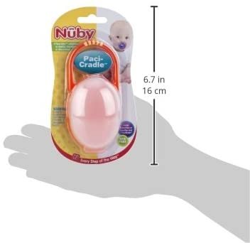 Nuby Paci-Cradle Pacifier Box, Colors May Vary