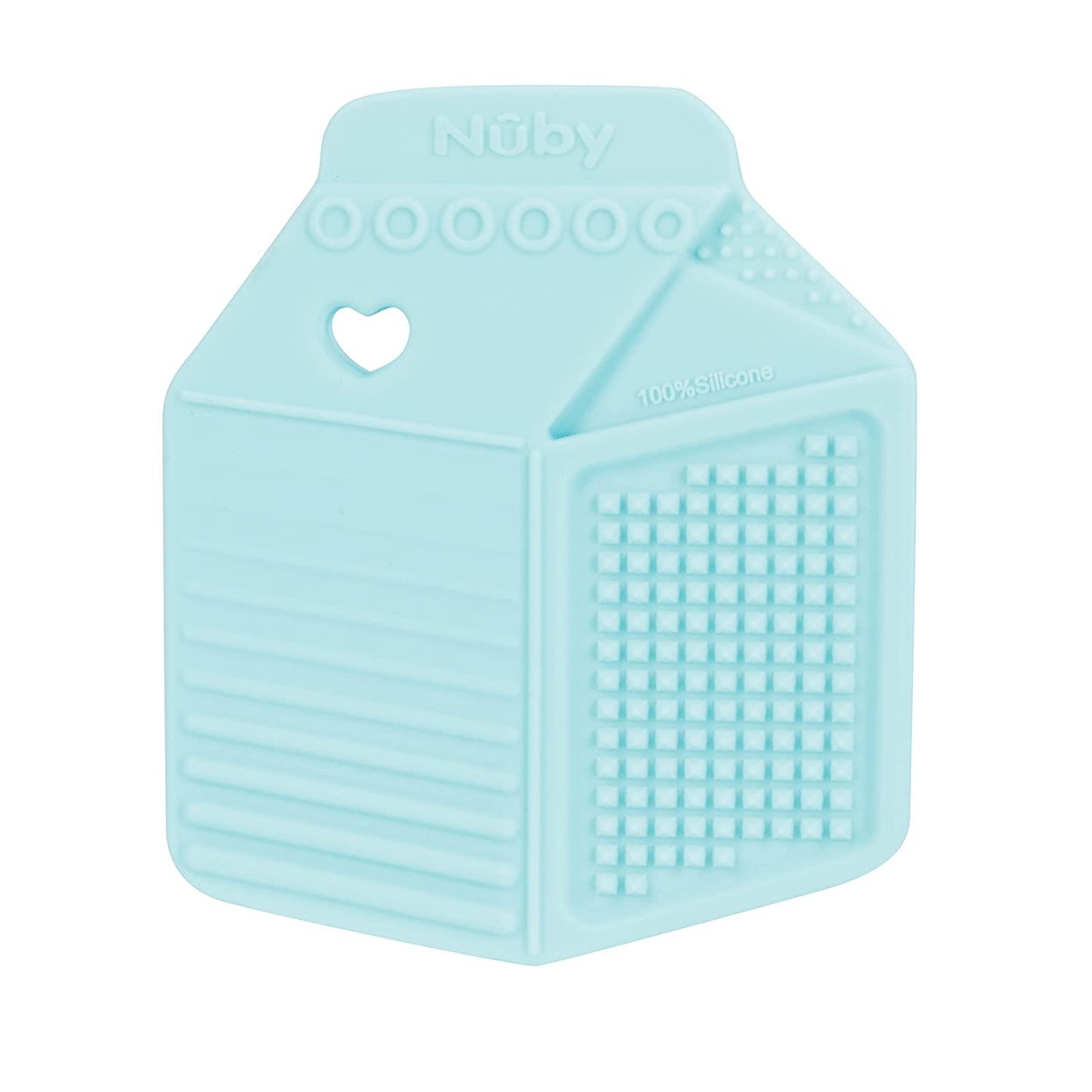Nuby All Silicone Milk Carton Teether - 3+ Months