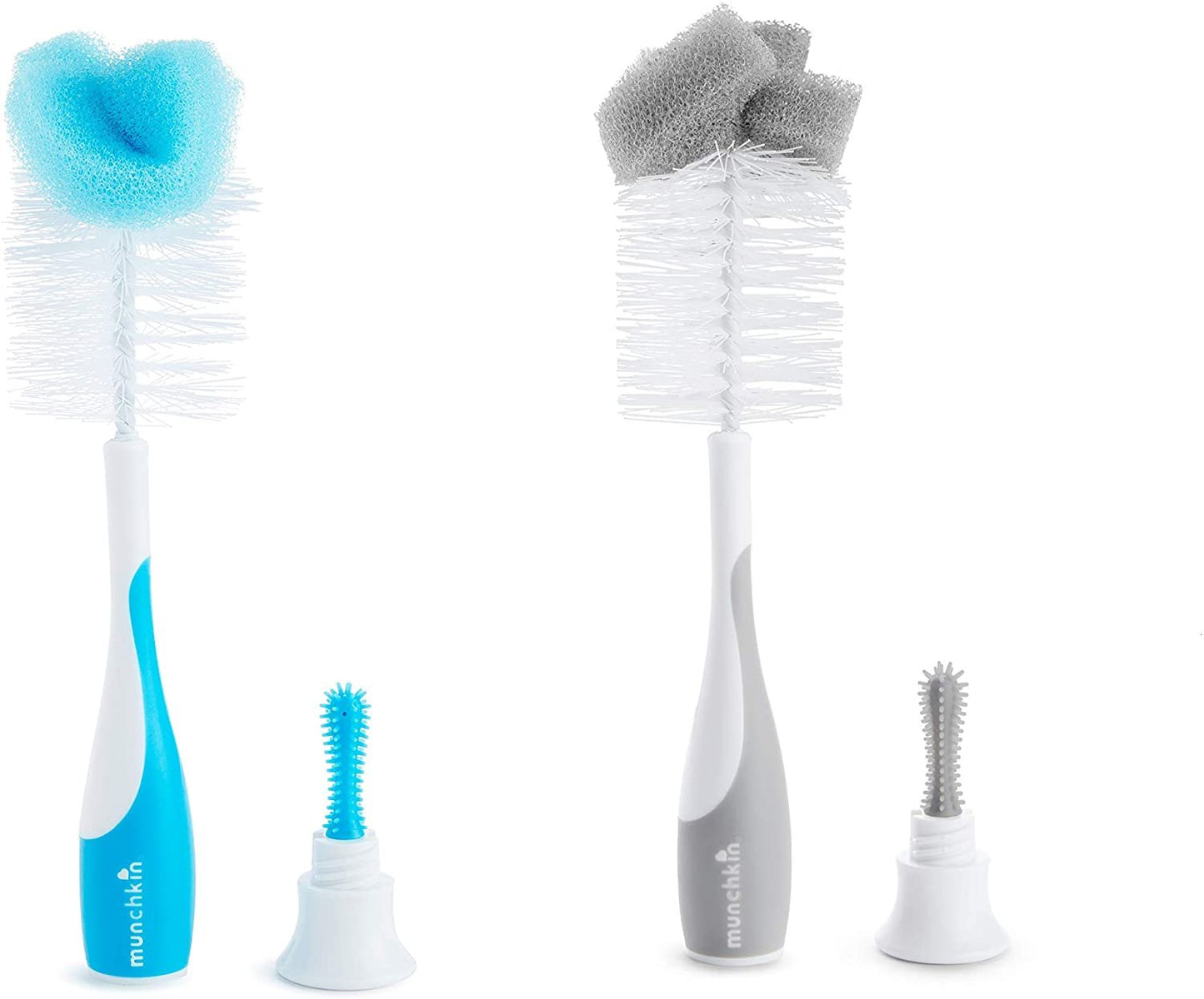 Munchkin Bottle and Nipple Brush, Blue Size: One Size Color: Blue, Model: 11036001