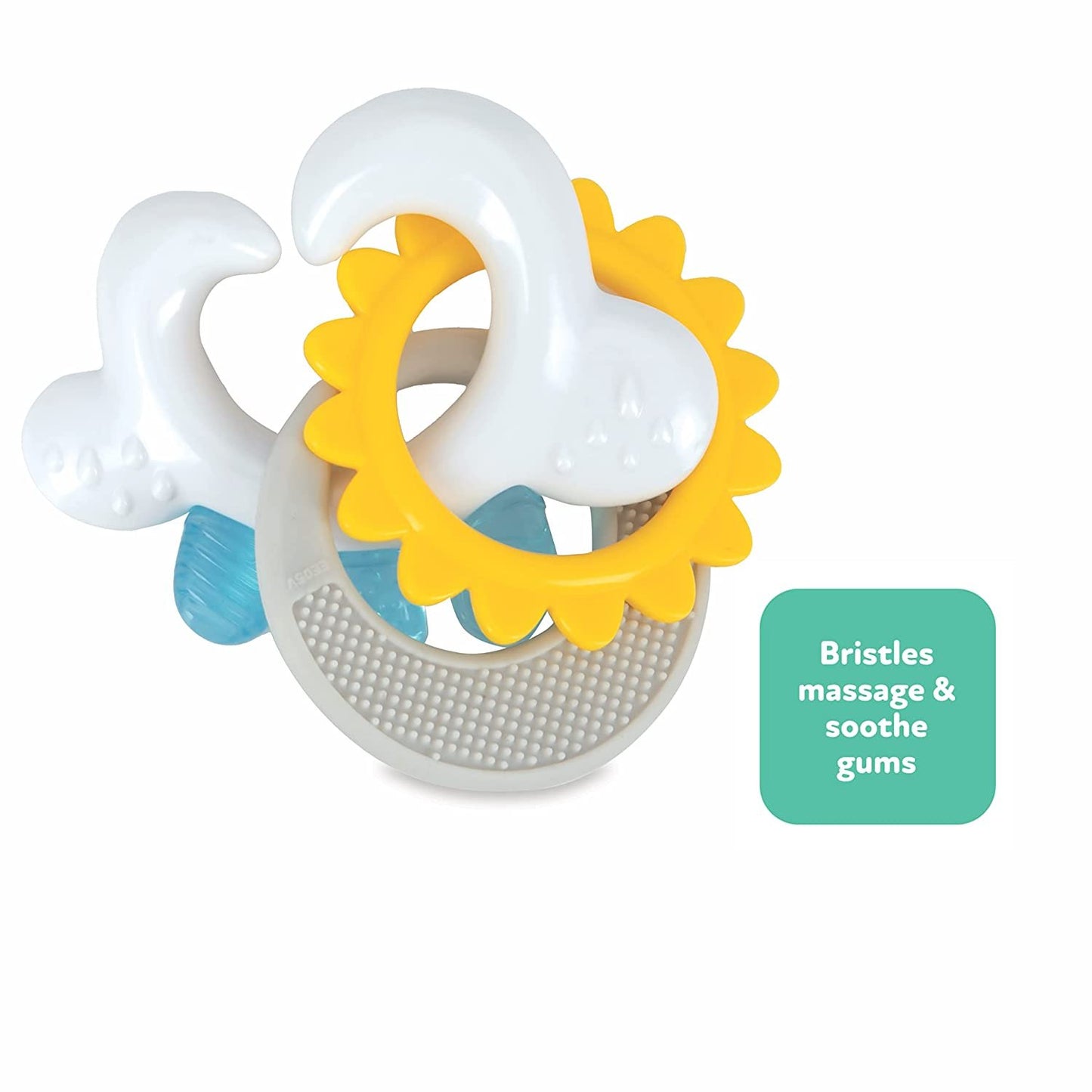 Nuby Cloud Teether with Sun and Silicone Rain Links : 3+ Months