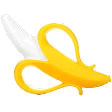 Nuby Nananubs Banana Massaging Toothbrush (Pack of 2)