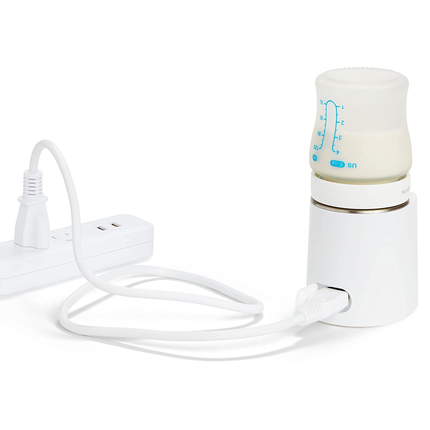 Munchkin 98° Digital Bottle Warmer and Adapter for Playtex