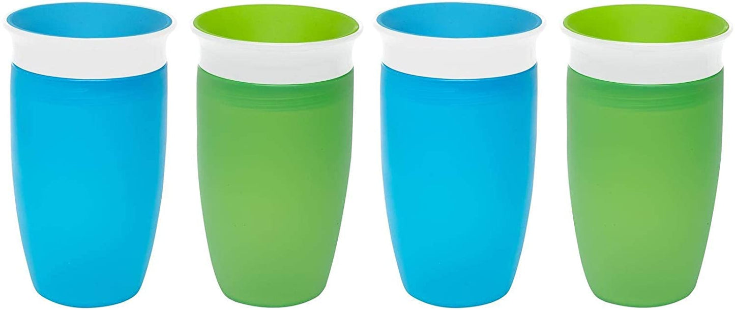 Munchkin Miracle 360 Sippy Cup - Green/Blue - 10 oz - 2 ct - 2 pk