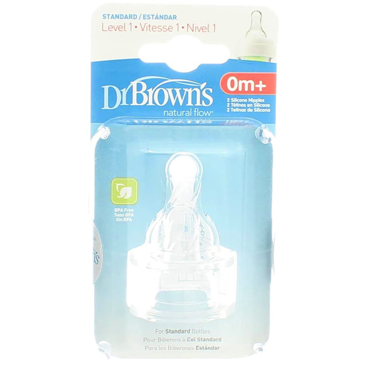Dr. Browns Unisex Baby Natural Flow Level One Standard Nipple