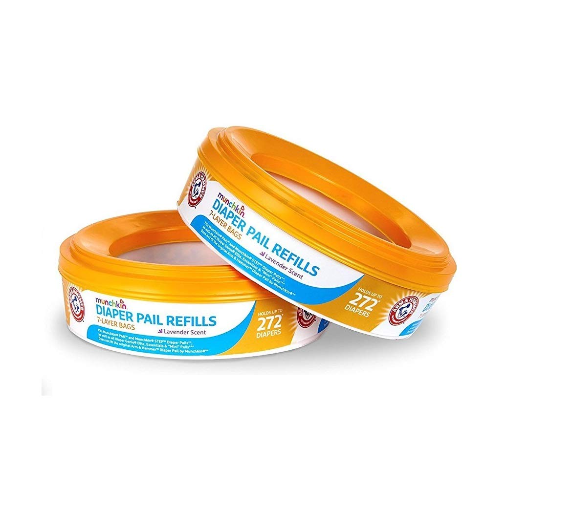 Munchkin Arm and Hammer Diaper Pail Refill Rings, 1088 Count
