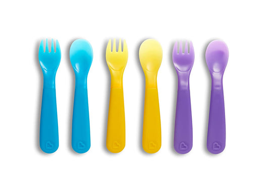 Munchkin ColorReveal Color Changing Toddler Forks & Spoons