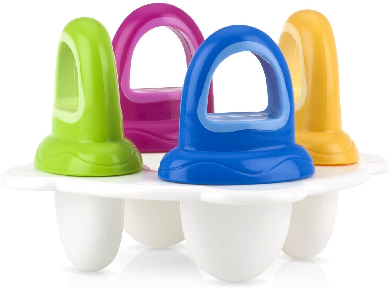 Nuby Garden Fresh Fruitsicle Frozen Pop Tray, Pack of 2