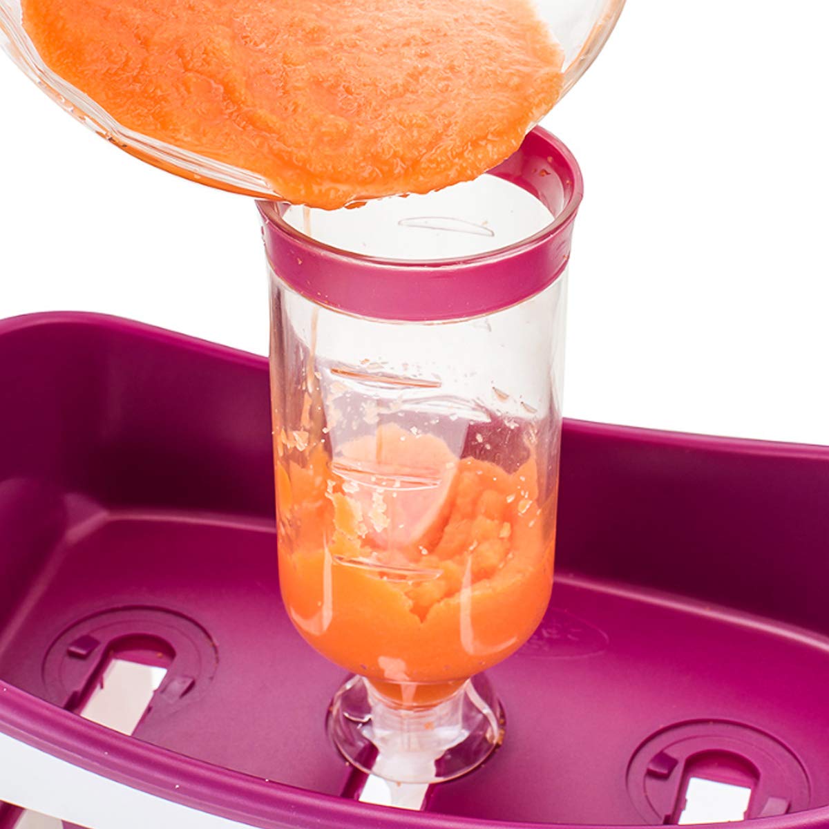 Squeeze Station Homemade Infant Baby Fresh Fruit Juice Food Maker with Storage Bags 8.26"x8.66"x3.54"