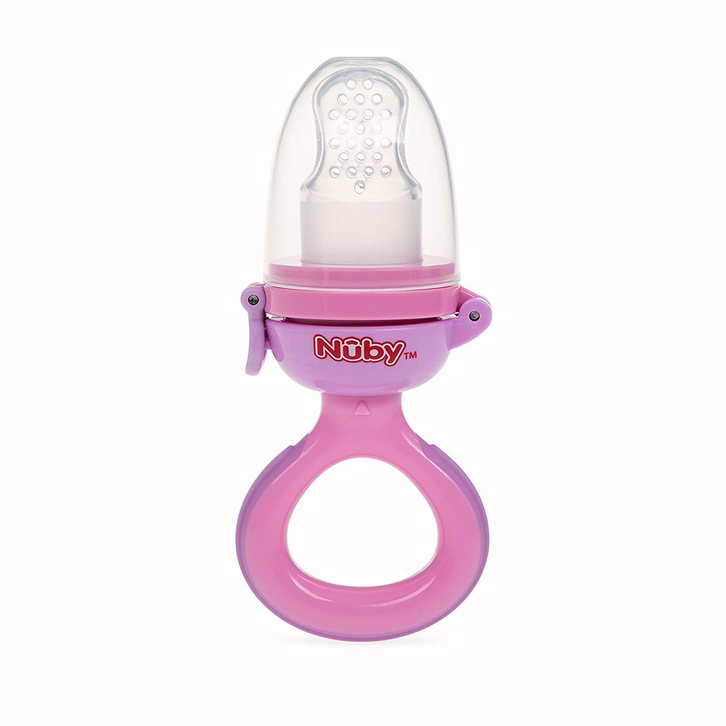 Nuby Twist N' Feed Infant First Foods Feeder with Hygienic Cover: 10M+, Colors May Vary, Multi