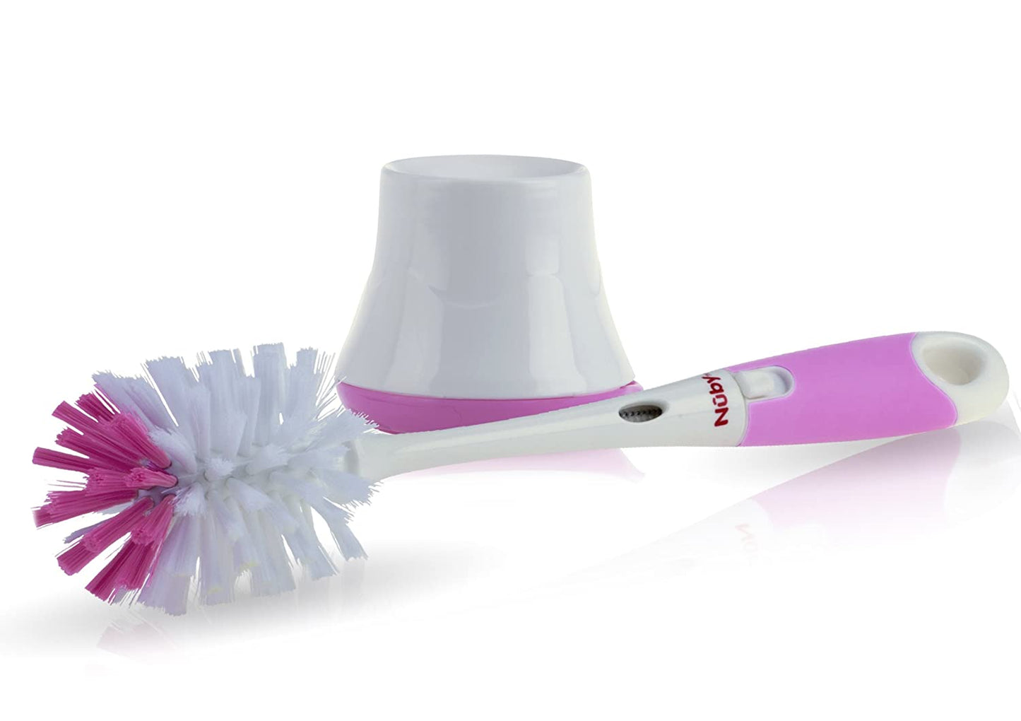 Nuby 2 in 1 Bottle and Nipple Brush with Stand 1pk