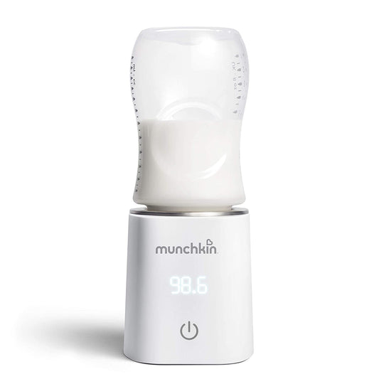 Munchkin 98° Digital Bottle Warmer and Adapter for Playtex Ventaire Baby Bottles