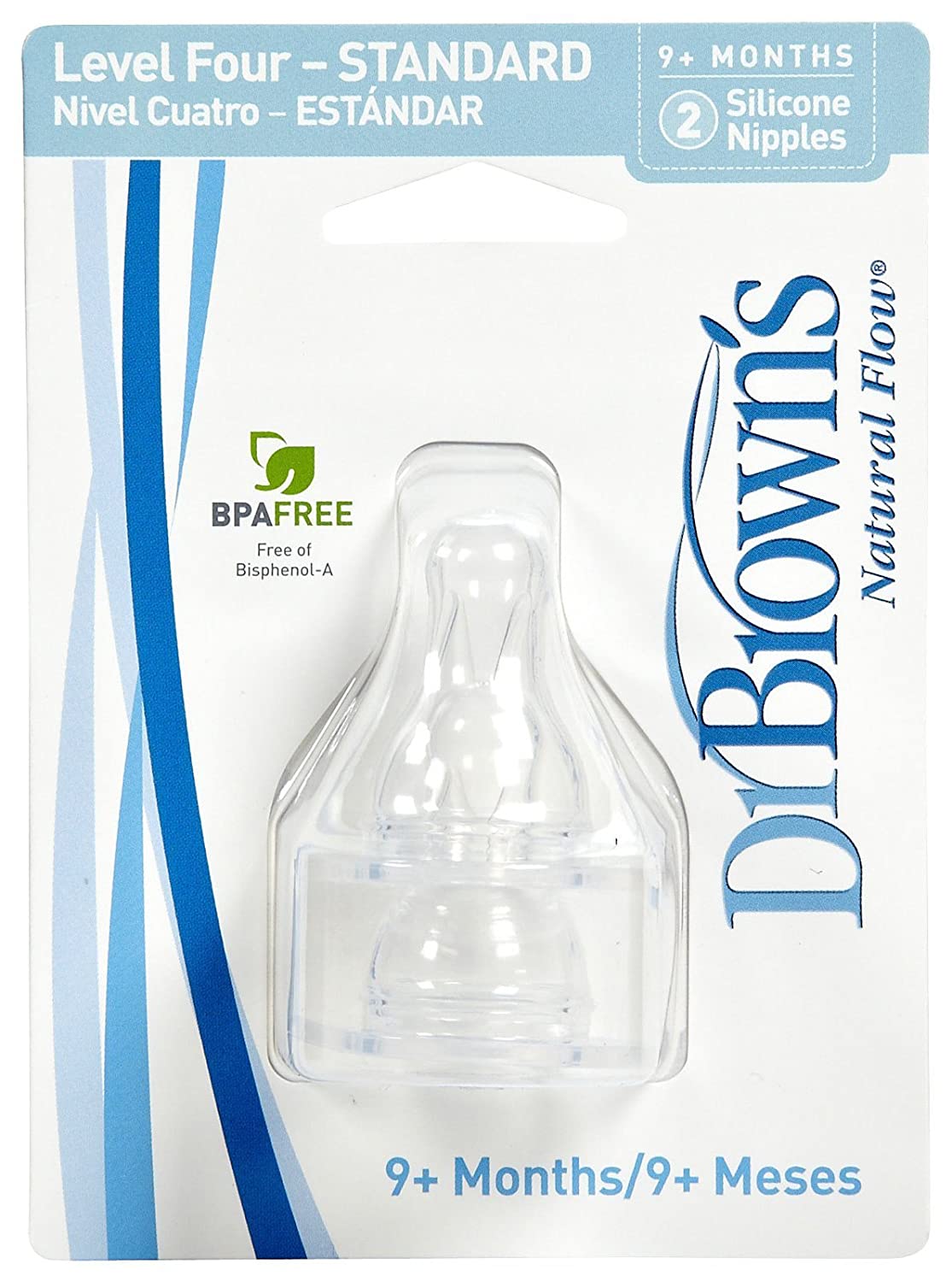 Dr. Brown's 2 Pack Natural Flow Level 4 Standard Nipple