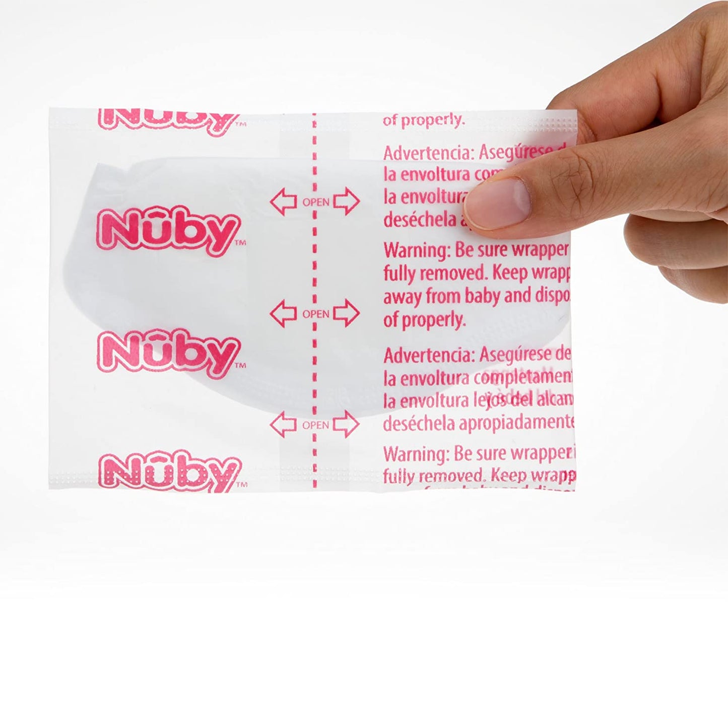 Nuby Stay-Dry Disposable Breast Pads, Honeycomb, Ultra-Thin