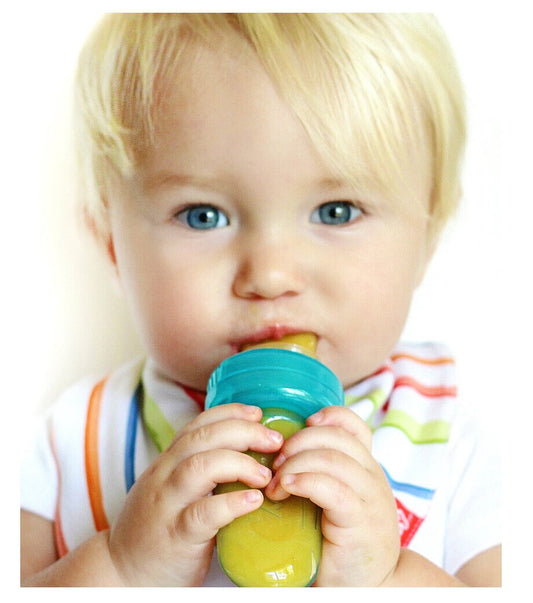 Nuby EZ Squee-Z Silicone Self Feeding Baby Food Dispenser