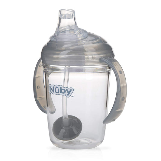 Nuby No Spill 360 Weighted Straw Grip