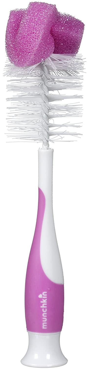 Munchkin Bottle and Nipple Brush, Colors May Vary