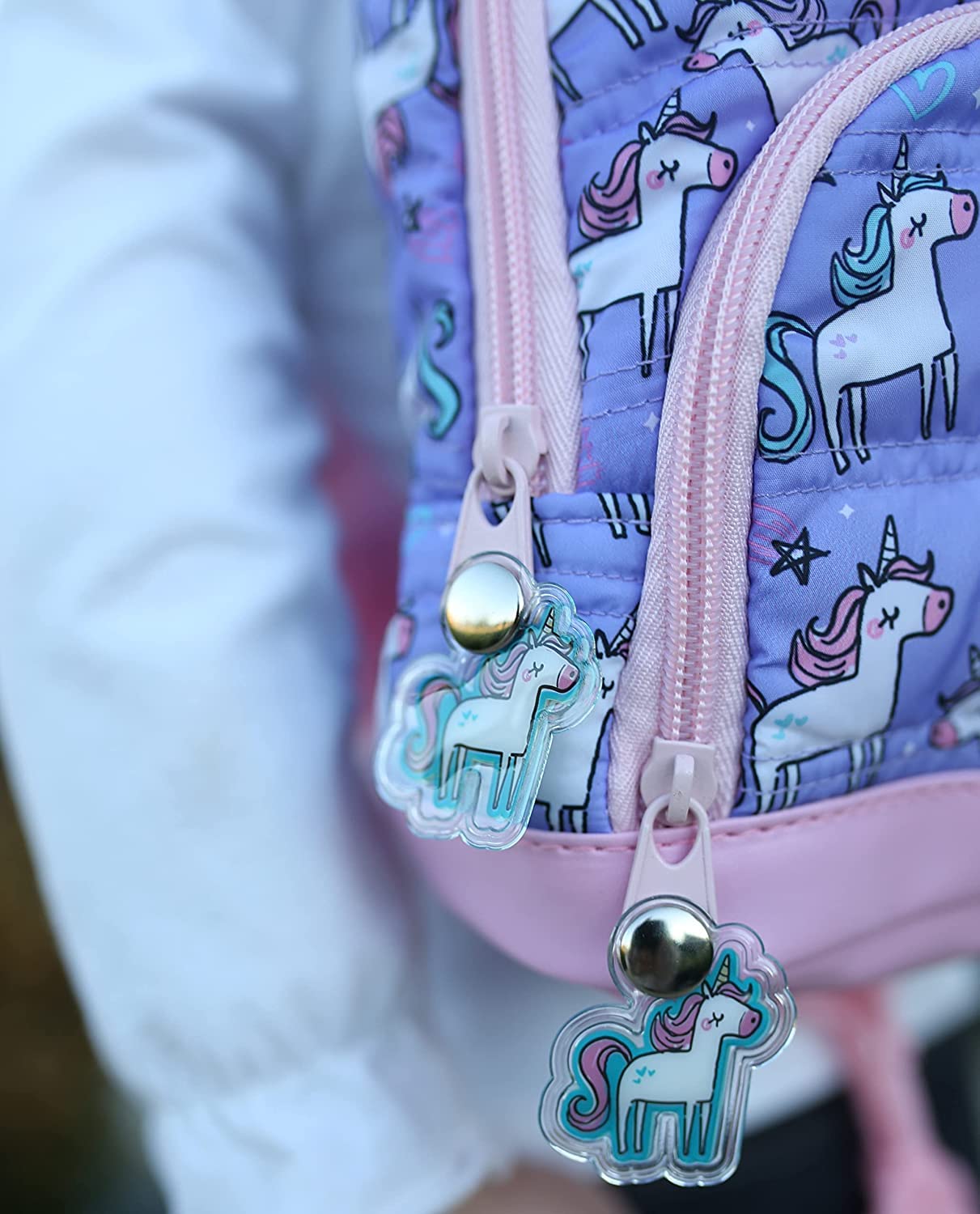 Nuby Baby Girls' Quilted Harness Unicorn Backpack