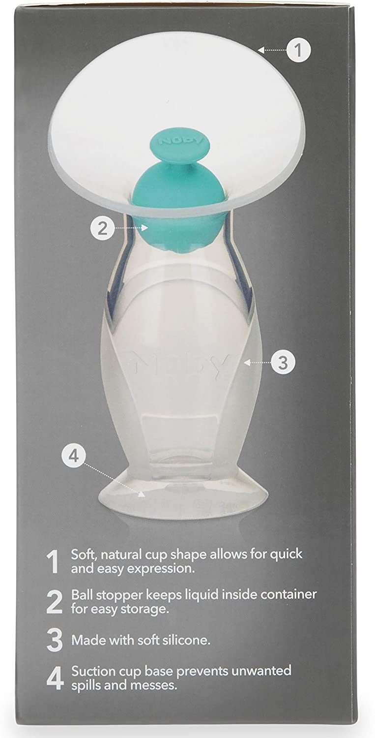 Nuby Comfort Hands-Free Manual Silicone Breast Pump