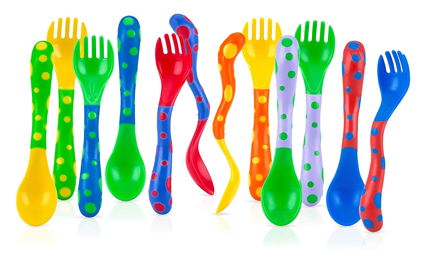 Nuby Fun Feeding Spoons & Forks