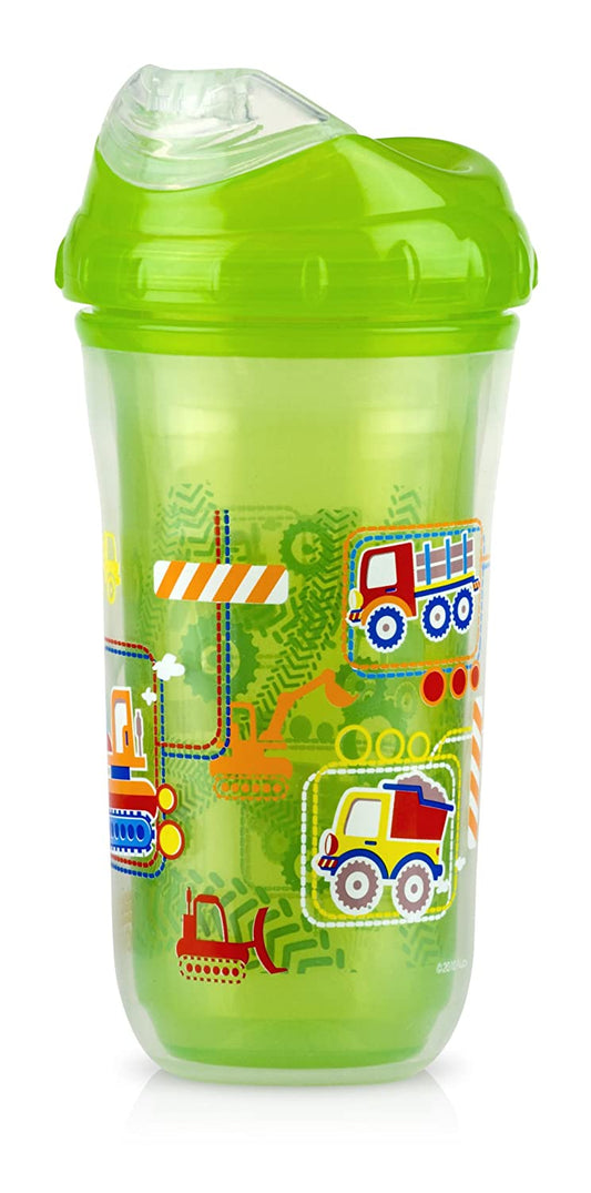 Nuby 9 oz No-Spill Insulated Cool Sipper (Green)