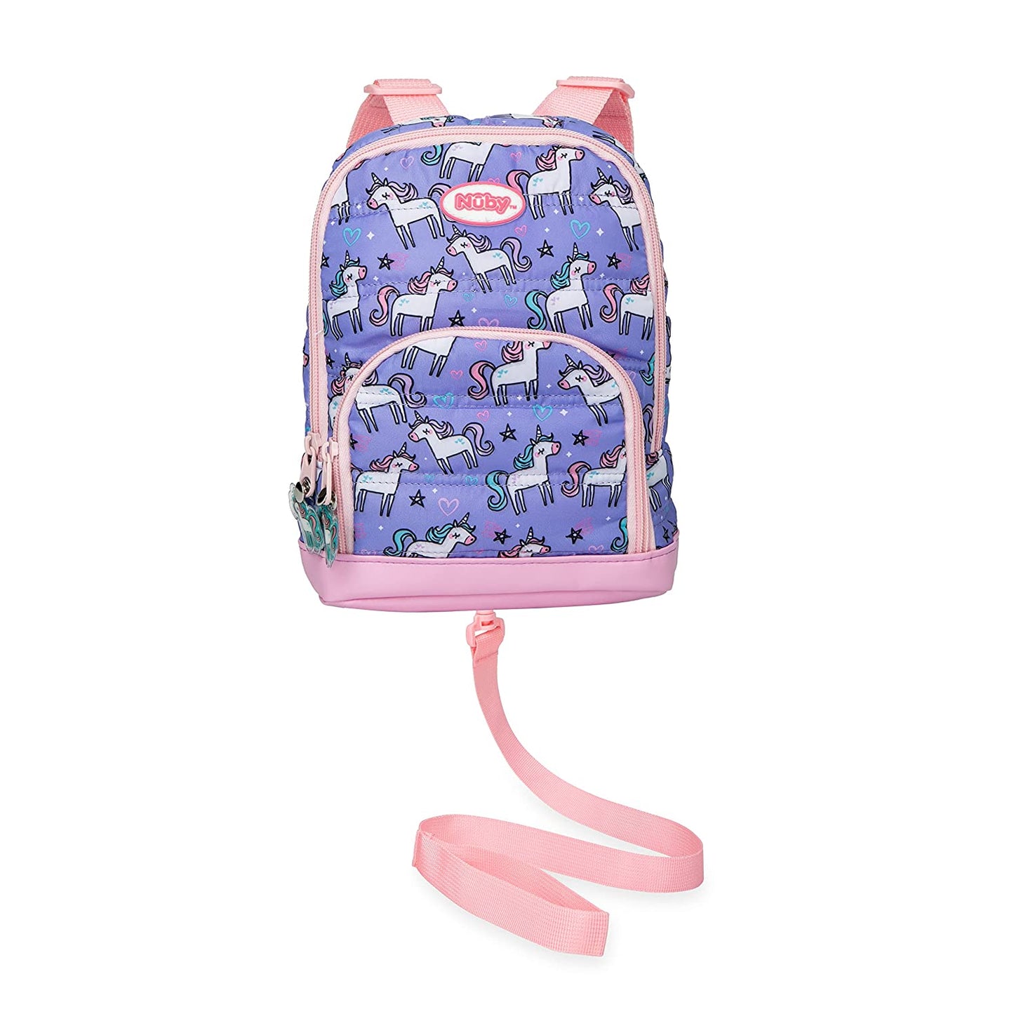 Nuby Baby Girls' Quilted Harness Unicorn Backpack