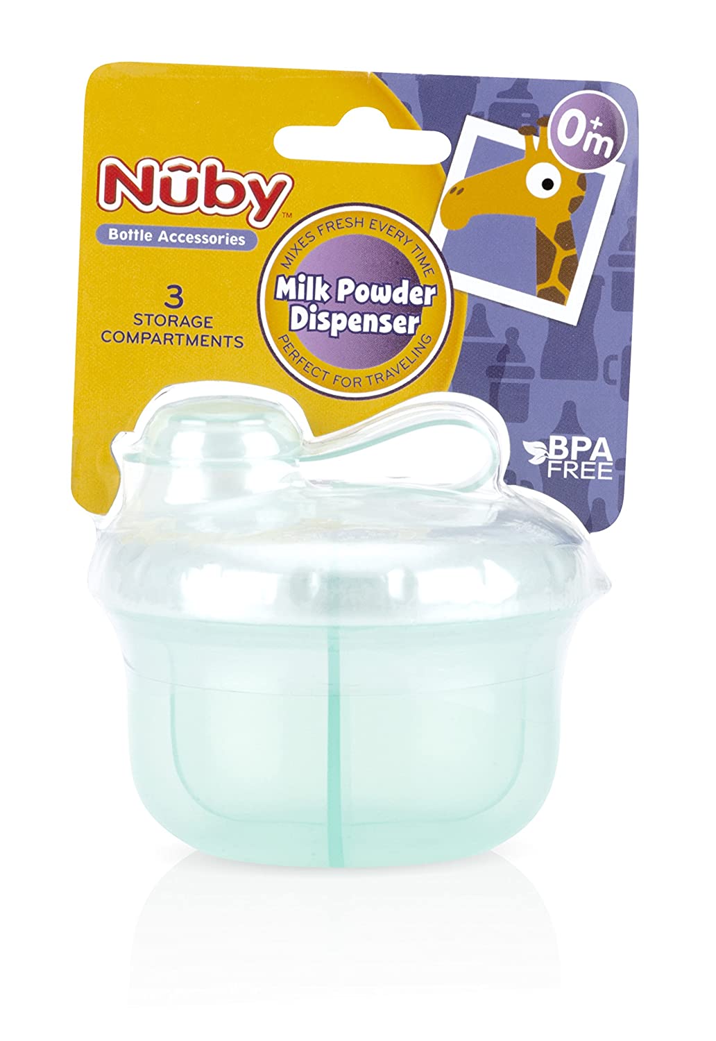 Nuby Milk Powder Dispenser, Colors May Vary