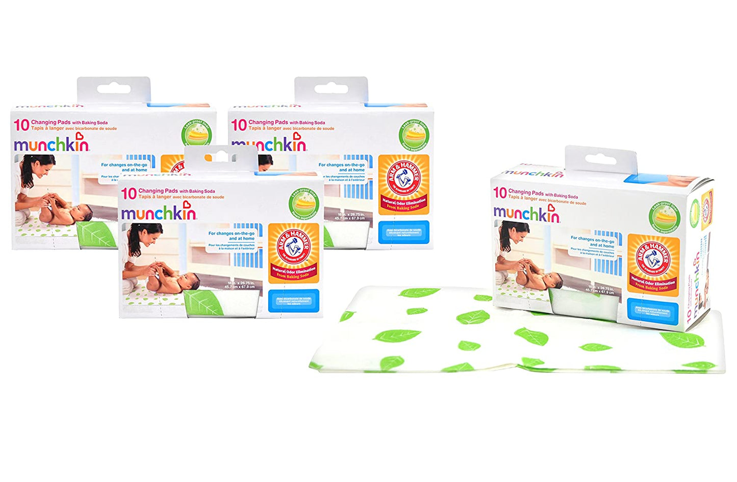 Munchkin Arm & Hammer Disposable Changing Pad - 40 Pack