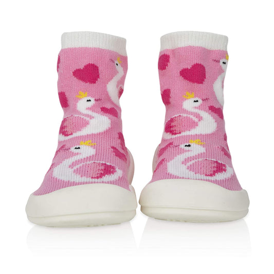 Nuby Snekz Comfortable Rubber Sole Sock Shoes for First Steps
