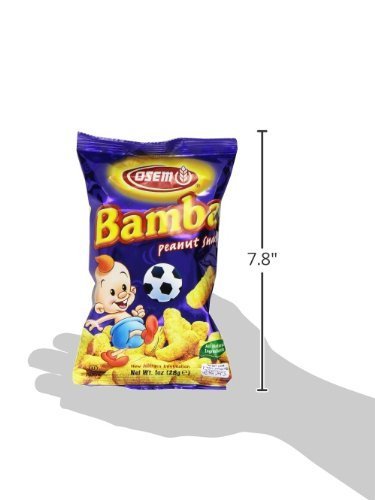 Bamba Peanut Butter Snacks All Natural Peanut Butter Corn Puff Snack (Pack of 2 1oz Bags)