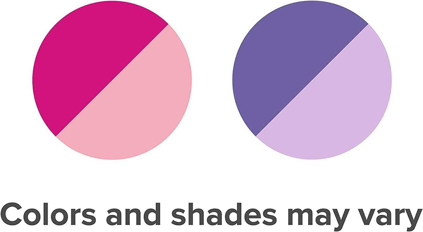 Munchkin Stay Put Divided Suction Plates, Pink/Purple