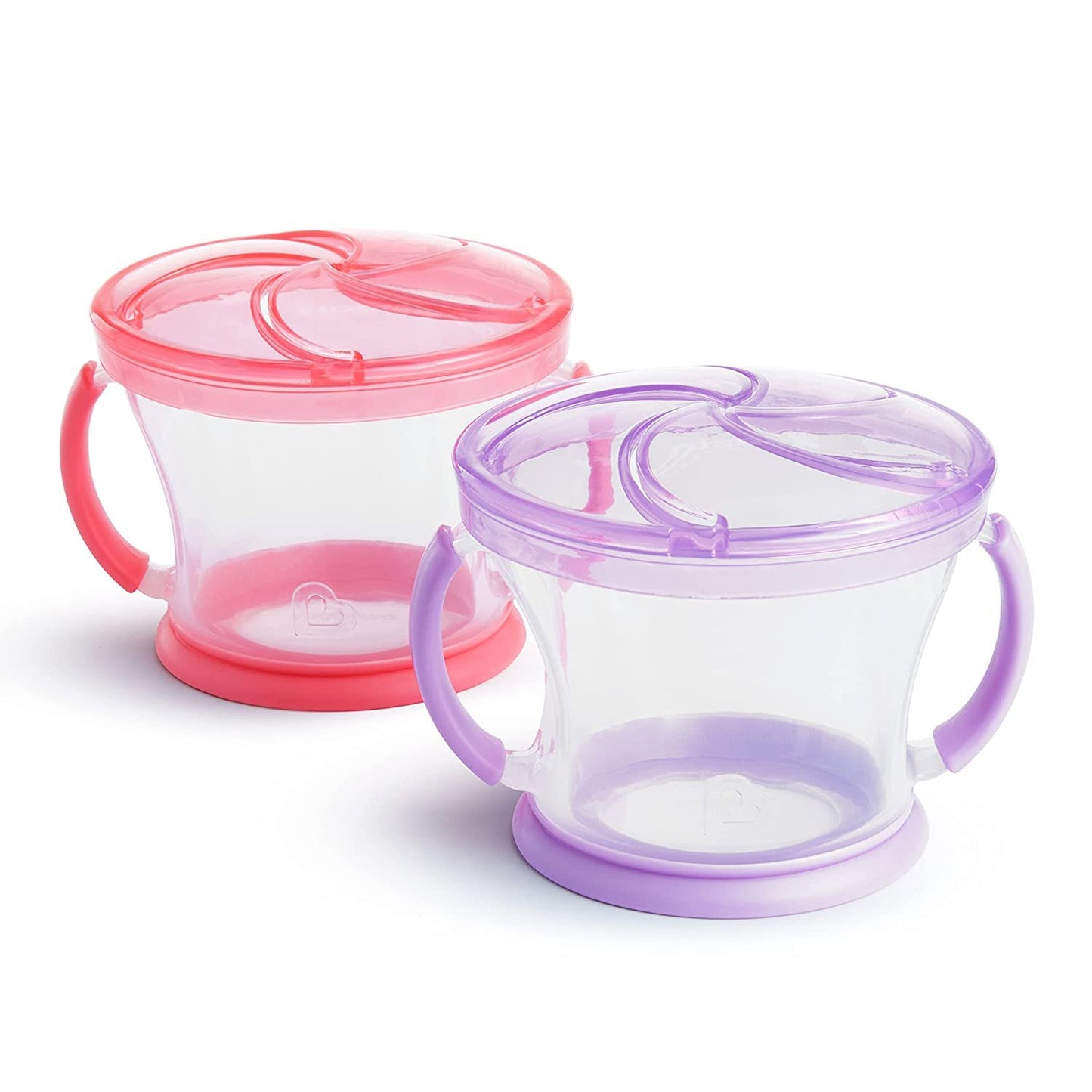 Munchkin® Snack Catcher®, 2 Pack, Pink/Purple