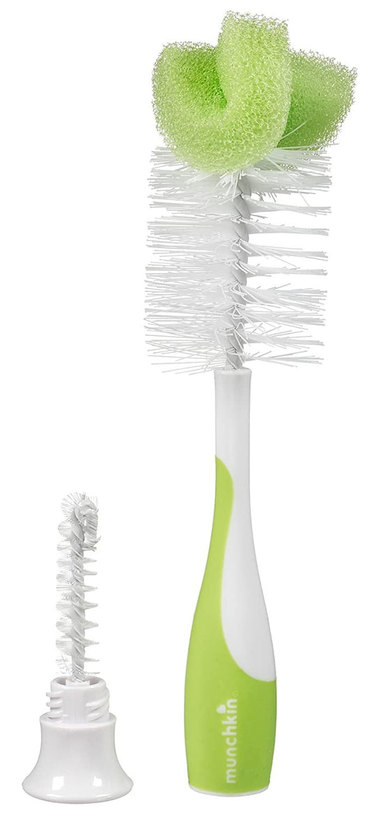 Munchkin 2-in-1! Bottle & Nipple Brush, 1.0 CT