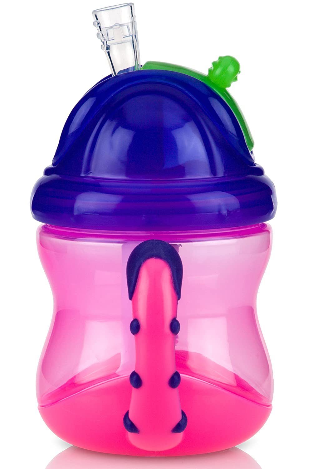 Nuby Clear Replacement Straw Compatible with Nuby's Flip n' Sip Cups