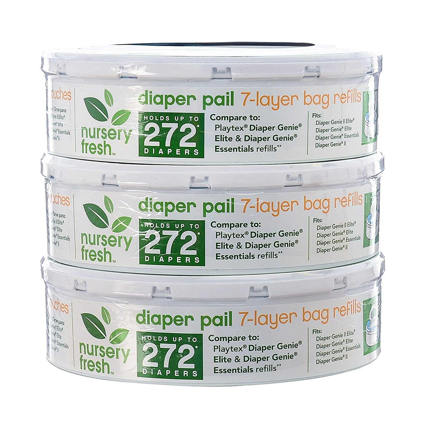 Nursery Fresh Refill for Diaper Genie 3 Pack 816 Count