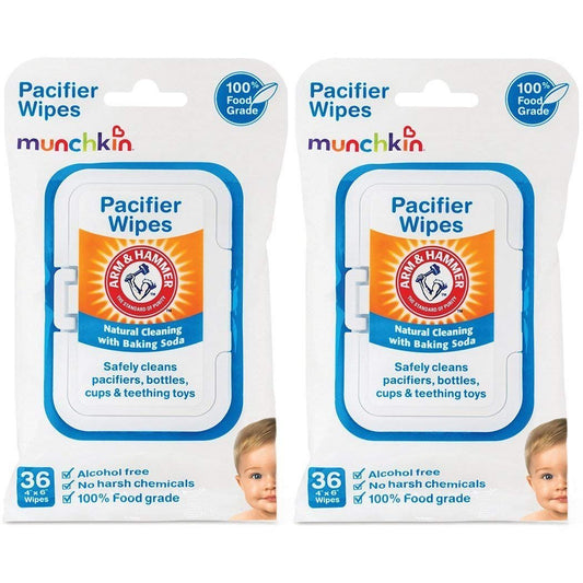 Munchkin Arm and Hammer Pacifier Wipes, White 72 Count