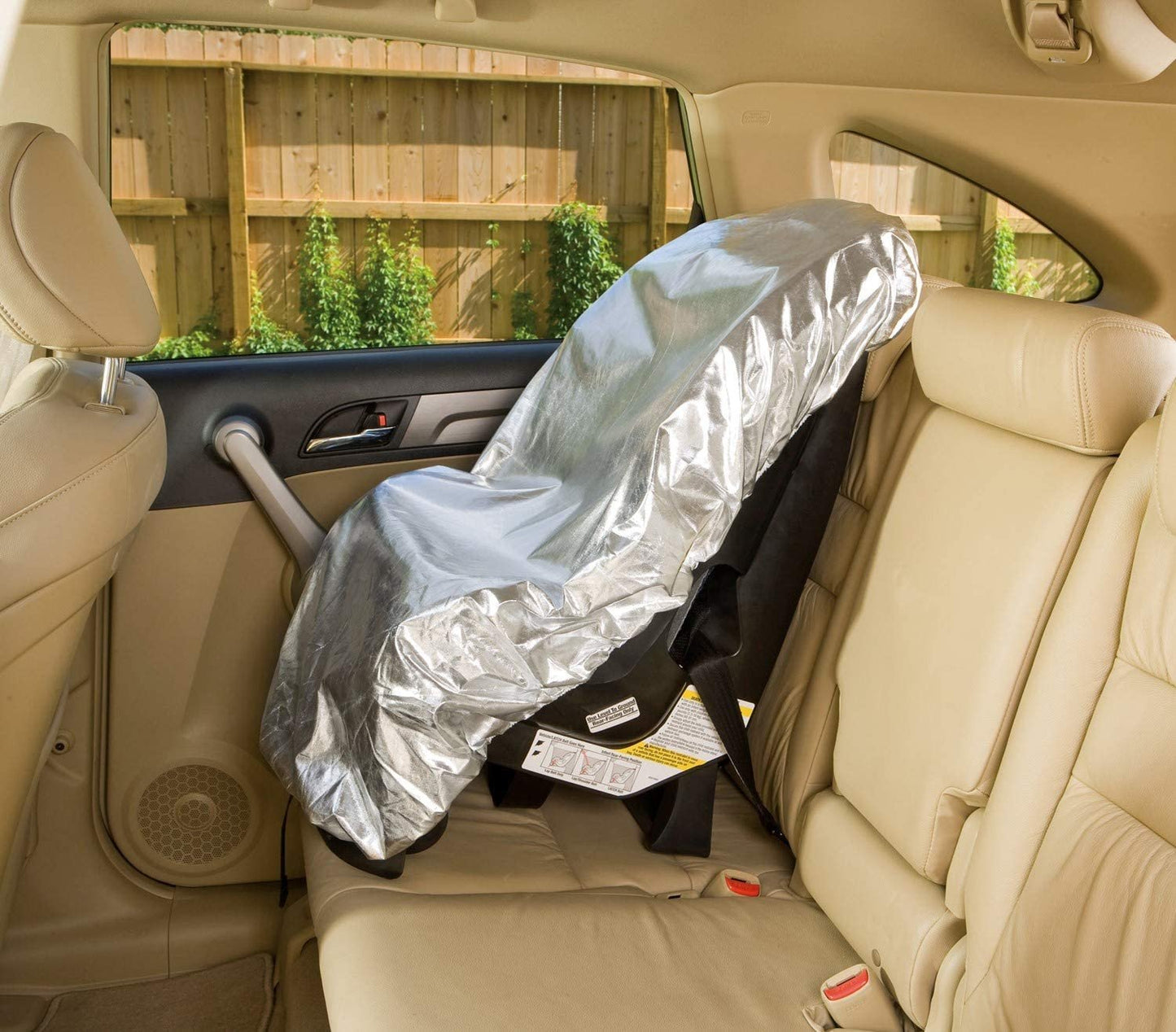 Car Seat Sun Shade Cover - Keep Your Baby's Carseat at a Cooler Temperature - Covers and Blocks Out Heat & Sun - More Comfortable for Baby or Child - Protection from UV Sunlight - Mommy's Helper