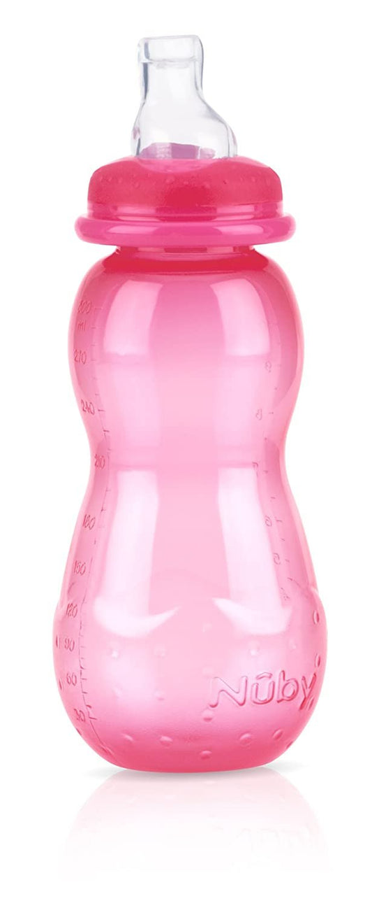 Nuby 3-Stage Standard Neck Bottle, 7 Ounce
