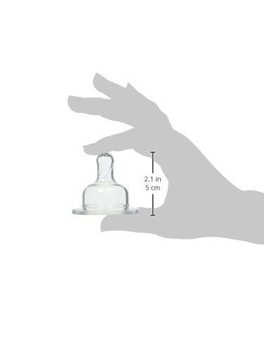 Dr. Brown`s Natural Flow Level 1 Wide Neck Nipple - 6 Nipples