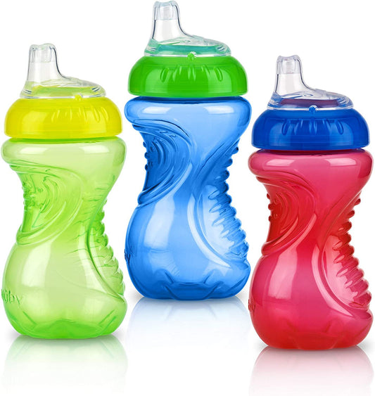 Nuby No-Spill Easy Grip Cup, 10 Ounce