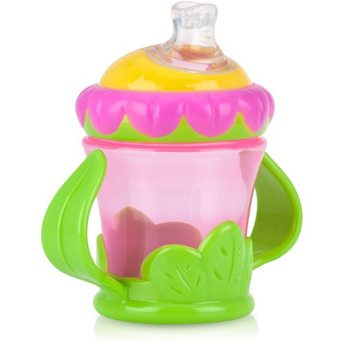 Nuby Flower Child Soft Spout Trainer Sippy Cup
