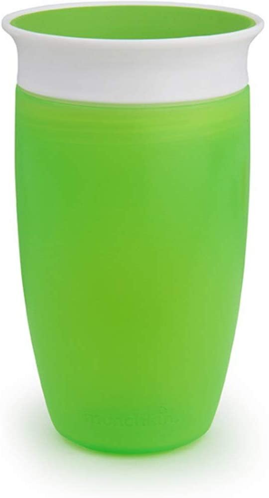 Munchkin Miracle 360 Sippy Cup 10 Ounce Green/Green pack of 2.